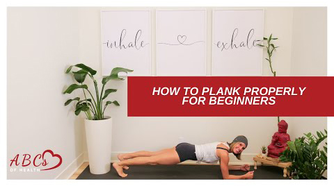 How to Plank Properly for Beginners Tutorial